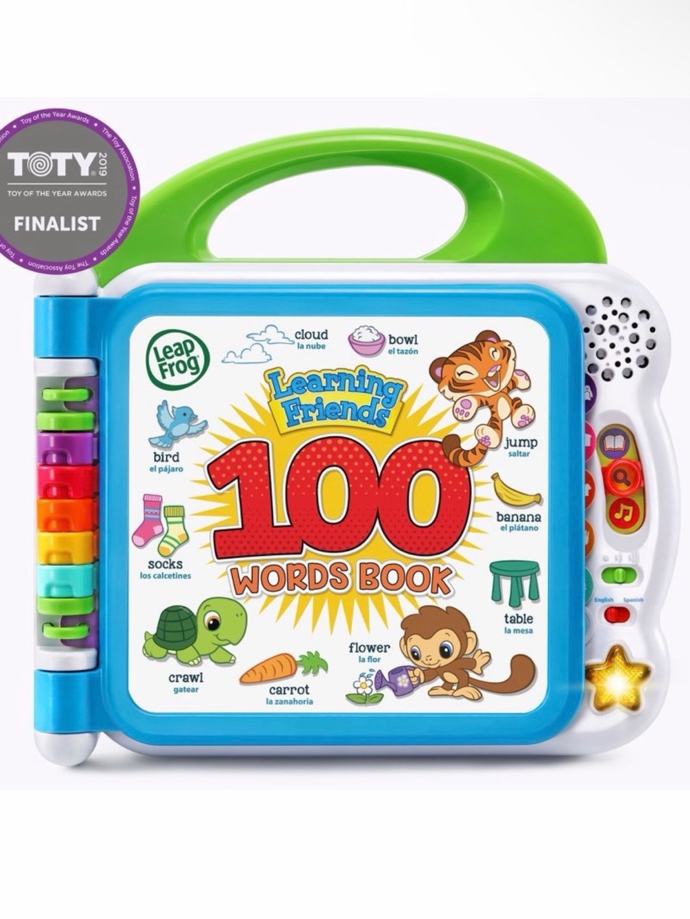 Leap Frog Learning Friends 100 Words Book - Green & Blue - Picture 7 of 12